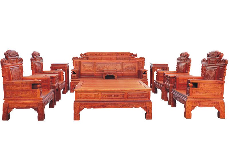 紅木沙發(fā)金玉滿堂 東陽市魯創(chuàng)紅木家具精品展示
